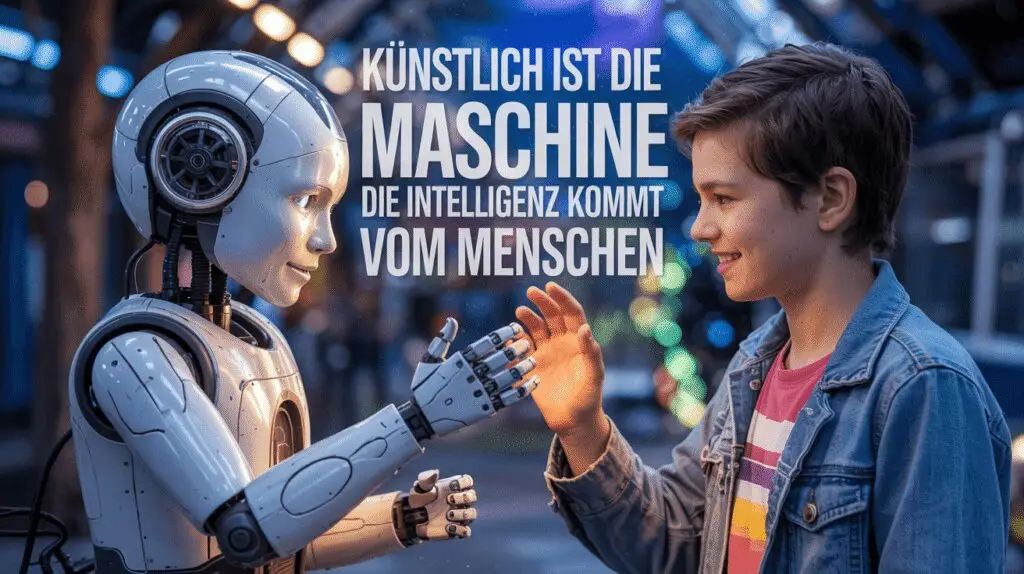 Künstlich ist die Maschine, die Intelligenz kommt vom Menschen 4 Künstlich ist die Maschine, die Intelligenz kommt vom Menschen