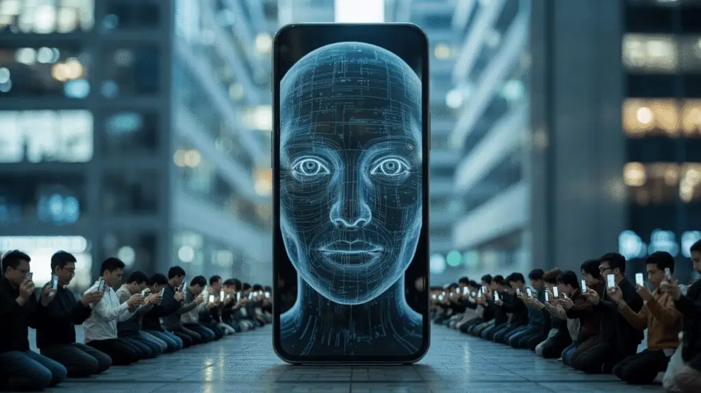 Wenn künstliche Intelligenz zur Religion wird - Bild von Ideogram