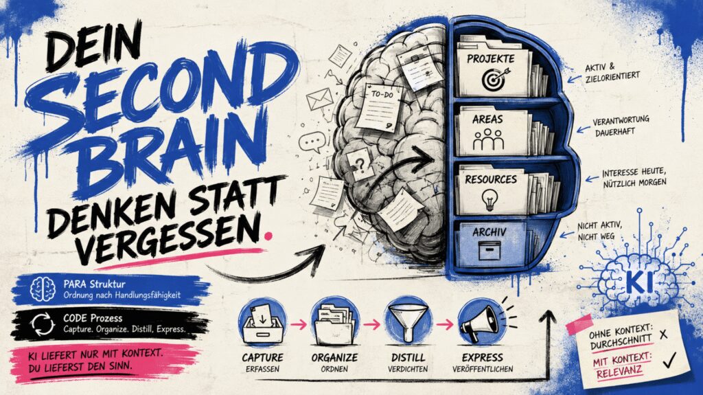 Second Brain und KI: Warum dein Kopf kein Server ist 7 Second Brain - was ist das genau
